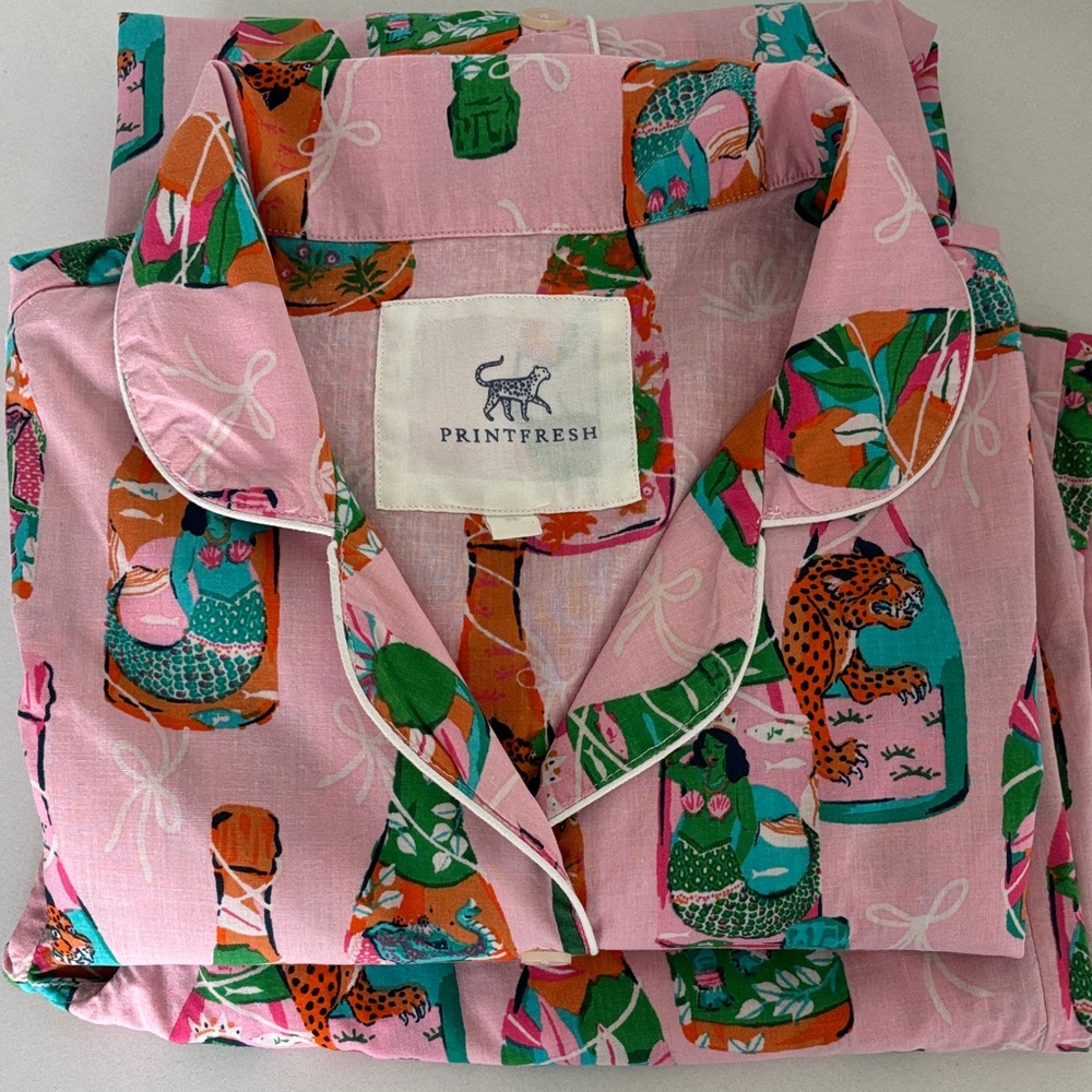 Printfresh Pop the Bubbly Pajamas XS - Picture 3 of 5